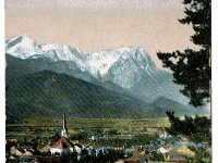 Partenkirchen gegen Zugspitze  O. Z. M. - SLNS