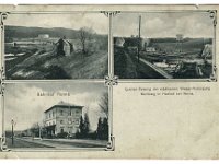 Ranna - Bahnhof - Quellfassung  Gg. Stauber jr., Photograph, Auerbach, Oberpfalz Ansicht um 1917