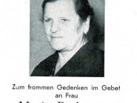 Bachmann Marie geb Jger 30.03.1897 - 08.01.1987