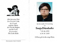 Drnhofer Sonja 09.04.1972-24.05.2019 SB