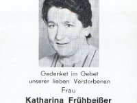 Frhbeisser Katharina geb Vogler 27.12.1928-21.06.1986