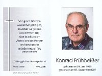 Frhbeisser Konrad 24.06.1925-27.12.2007