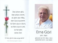 Grl Erna geb Jger 25.03.1931-06.06.2009