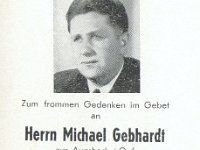 Gebhardt Michael 26.07.1921-25.04.1967