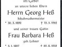 He Georg 30.03.1890 - 15.05.1962 SB