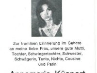 Kspert Annemarie geb. Papsch 31.01.1952 - 31.08.1982 SB