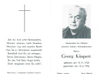 Kspert Georg 14.11.1925 - 13.06.1996 SB