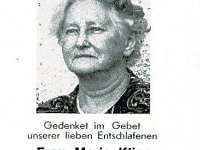 Klier Marie geb. Pschl - 30.03.1909 - 08.02.1982 SB