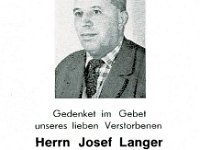 Langer Josef 04.02.1902 - 19.04.1981