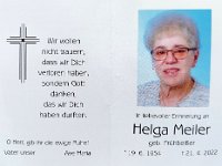 Meiler Helga geb. Frhbeier 19.06.1954-21.04.2022