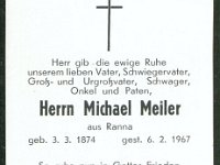 Meiler Michael 03.03.1874-06.02.1967