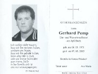 Pemp Gerhard 04.05.1971-07.05.2003