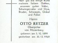 Retzer Otto 05.10.1899-30.12.1969