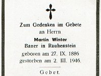 Winter Martin 27.09.1886-02.03.1946  Mein Opa
